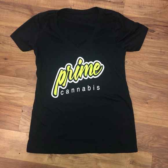 Prime Cannabis V-neck 420 weed shirt - Picture 2 of 4